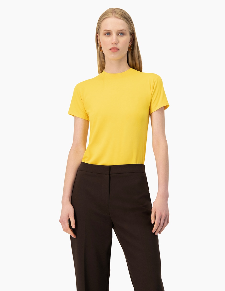 Playera manga Corta Ninguno cuello Redondo para mujer Playera manga Corta Ninguno cuello Redondo para mujer