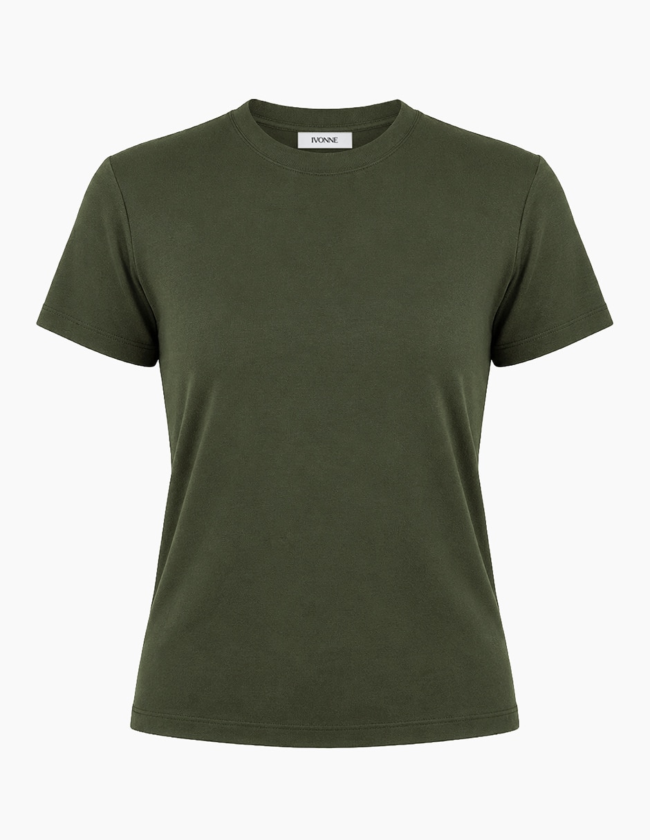 Playera manga Corta IVONNE Ninguno cuello Redondo para mujer