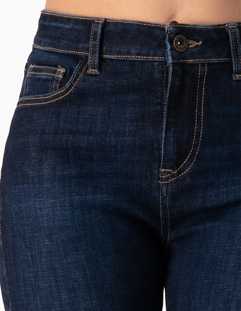 Jeans skinny 10304091 corte cintura para mujer 5