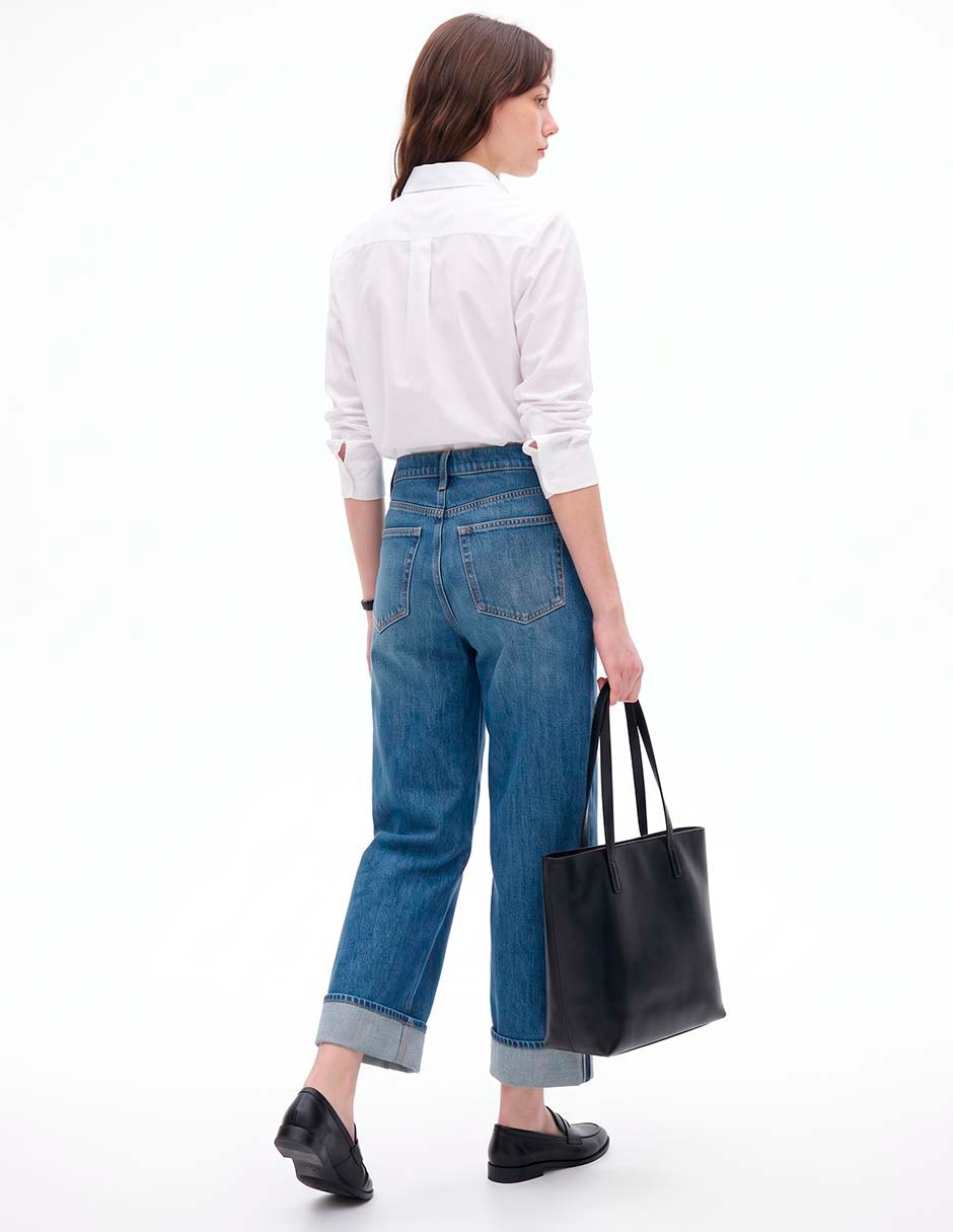 Jeans a la cintura para mujer 4