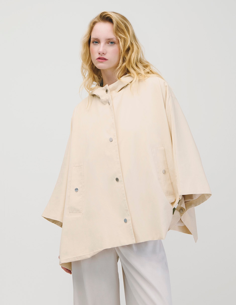 Chamarra rompevientos impermeable de algodón para mujer