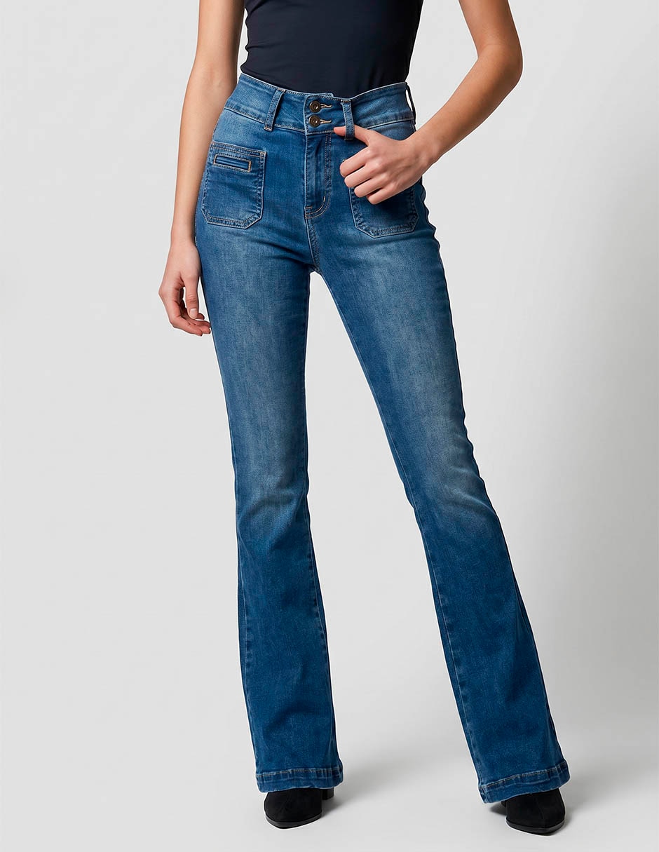 Jeans campana para mujer