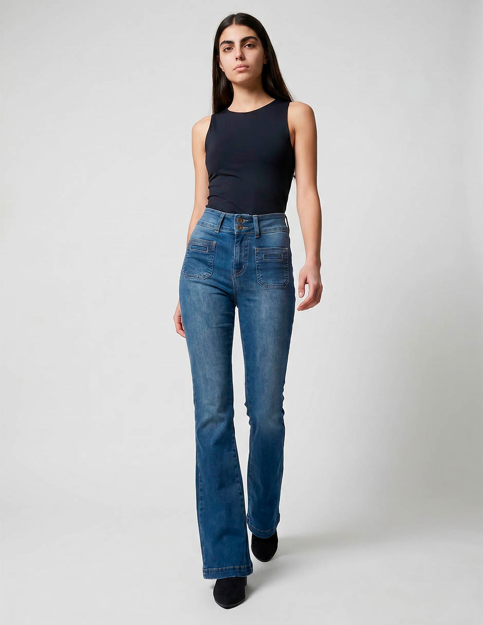 Jeans campana para mujer 3