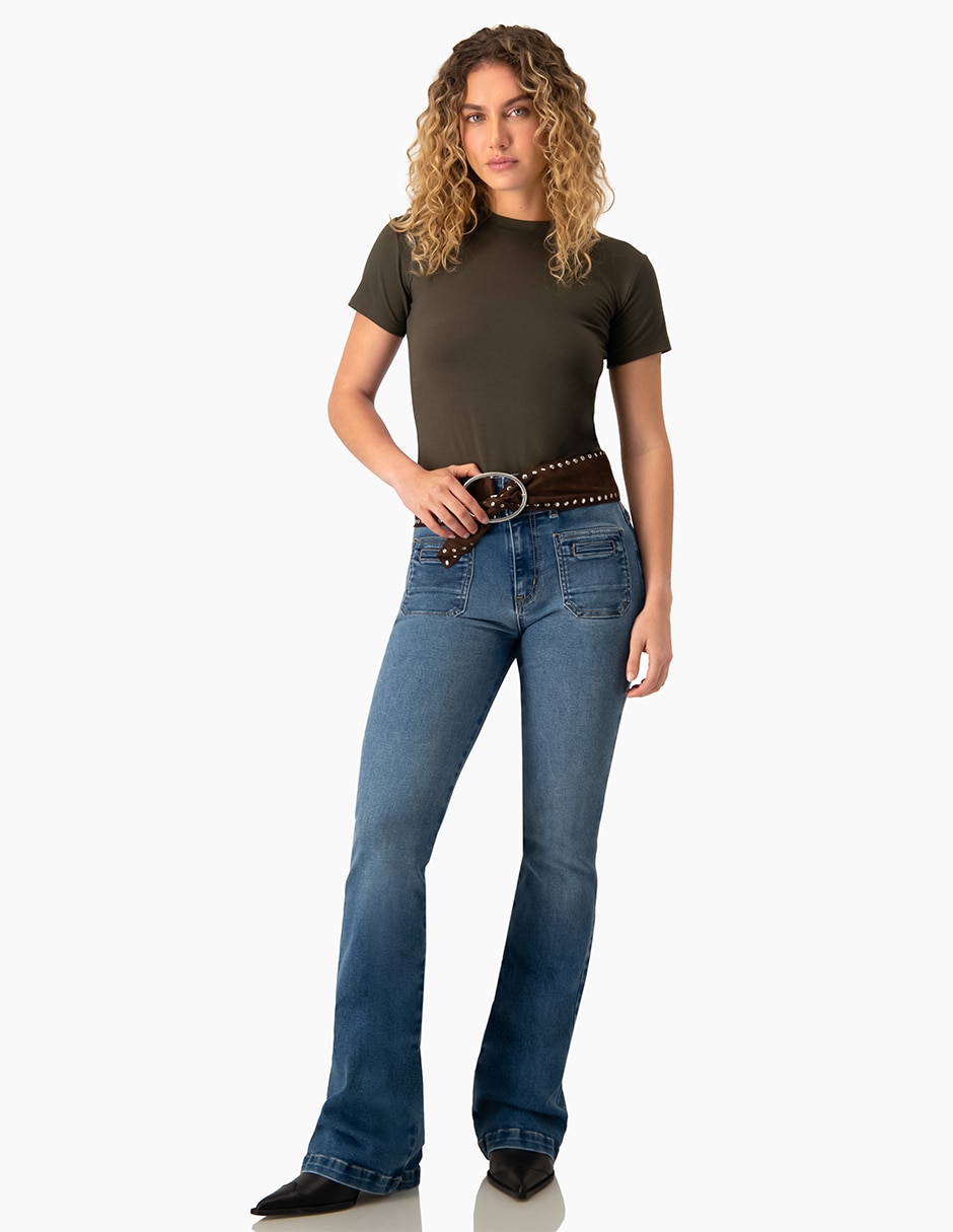 Jeans campana para mujer 4