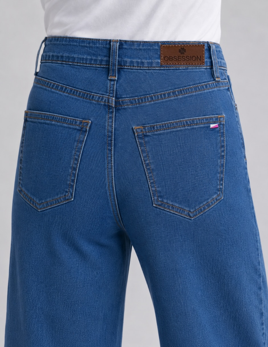 Jeans wide leg 25307-d obsession para mujer