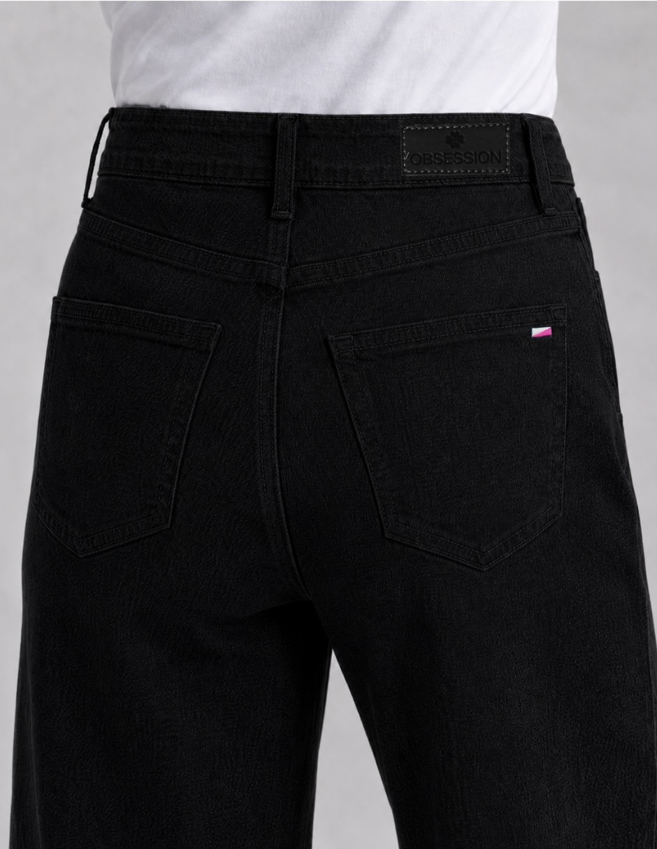 Jeans wide leg 25307-d obsession para mujer 4