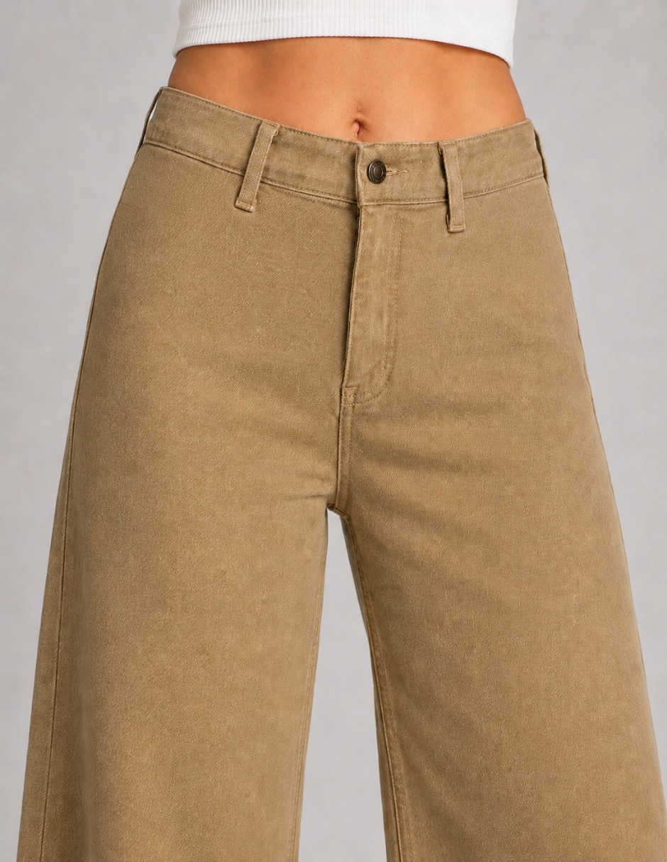 Jeans wide leg 25469-d para mujer