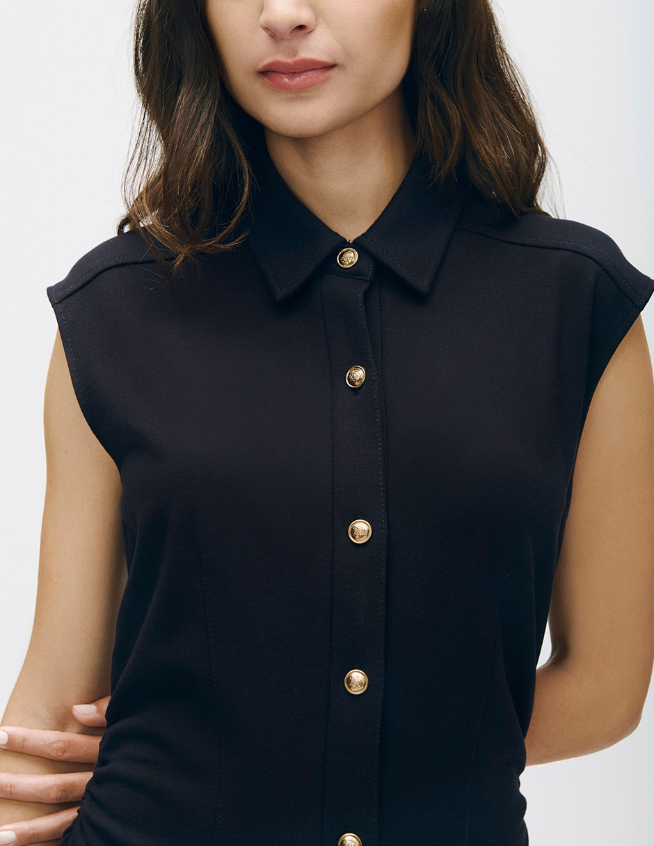 Vestido midi casual Terra para mujer 4