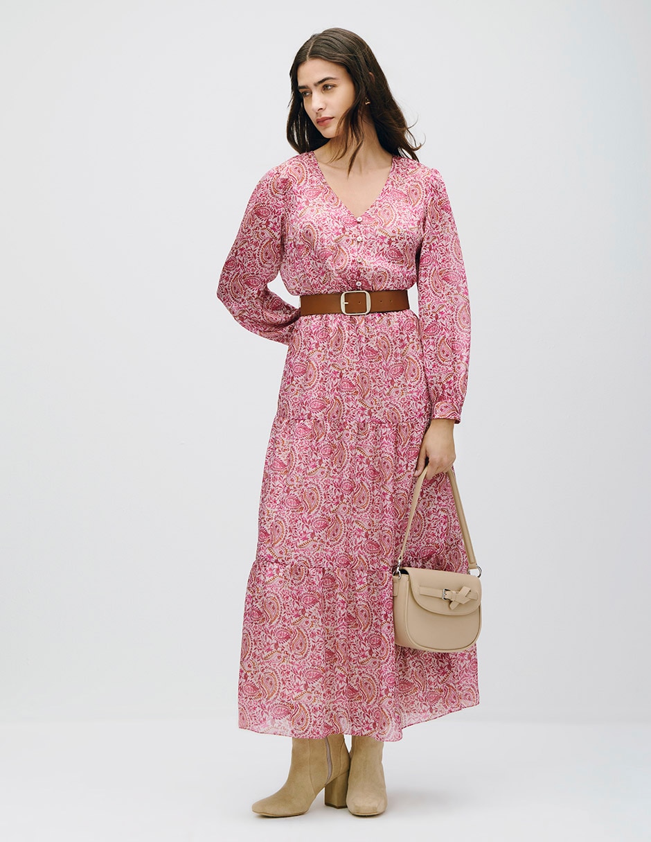Vestido maxi casual Terra para mujer