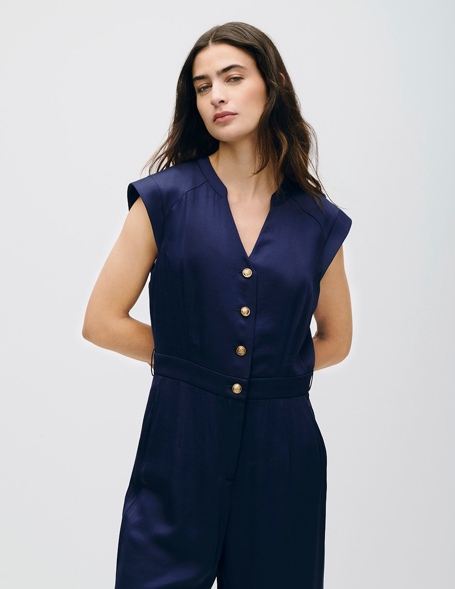 Jumpsuit Julio Terra de Viscosa casual  para mujer