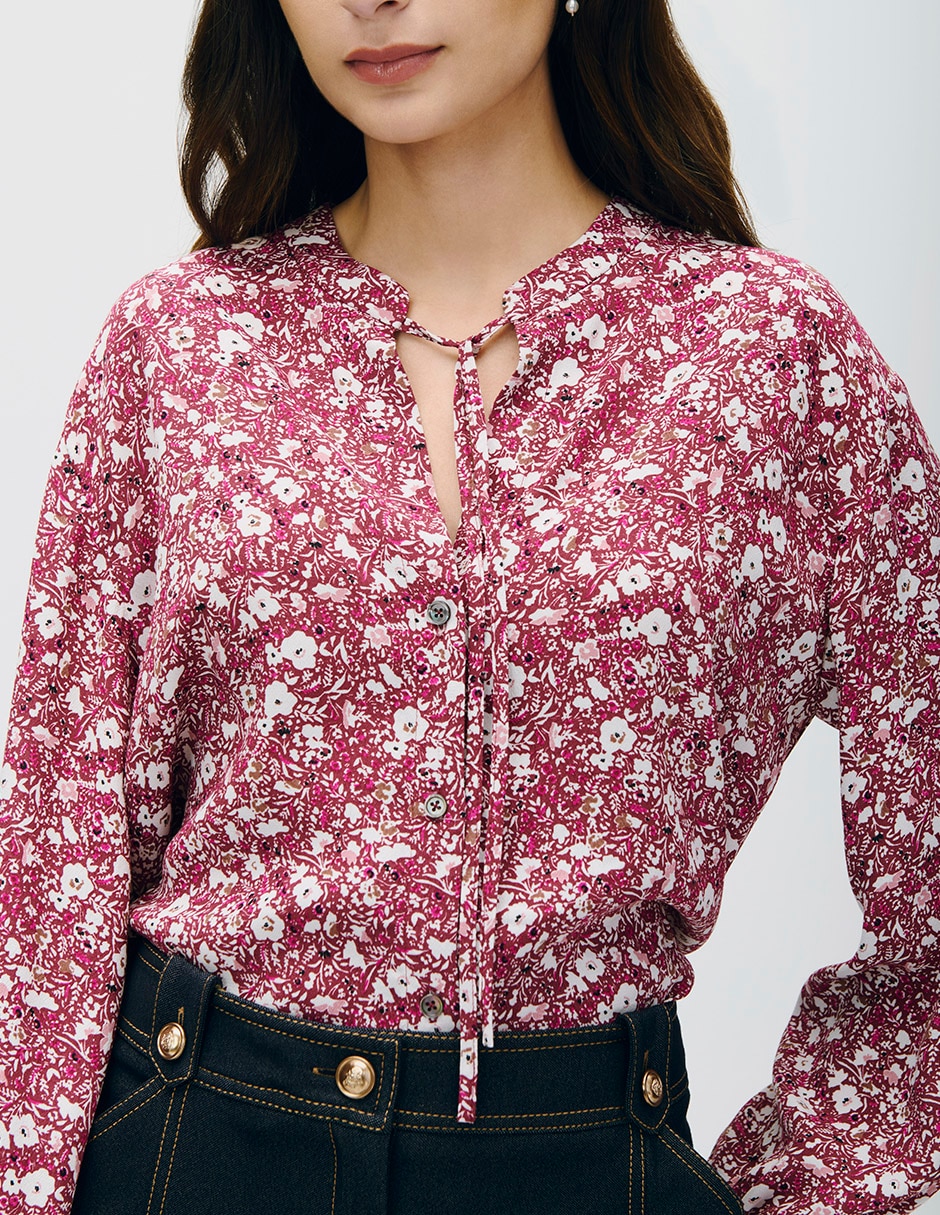 Blusa manga larga para mujer 4