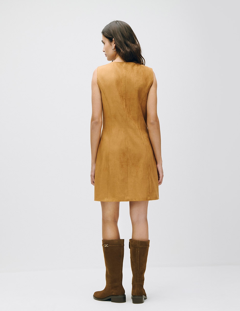 Vestido corto casual Terra para mujer 3