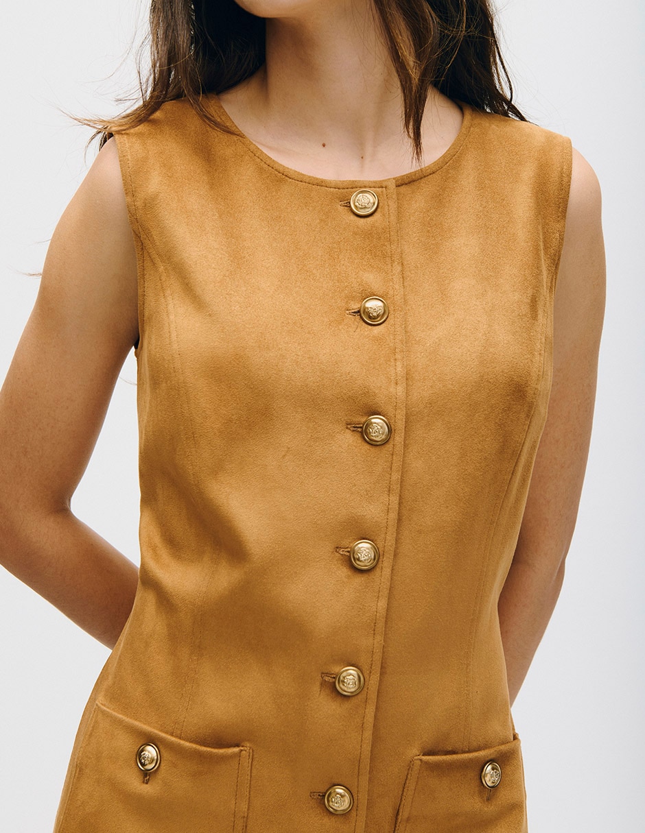 Vestido corto casual Terra para mujer 4