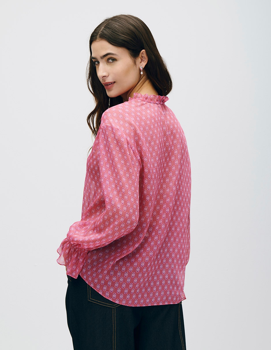 Blusa manga larga para mujer 3