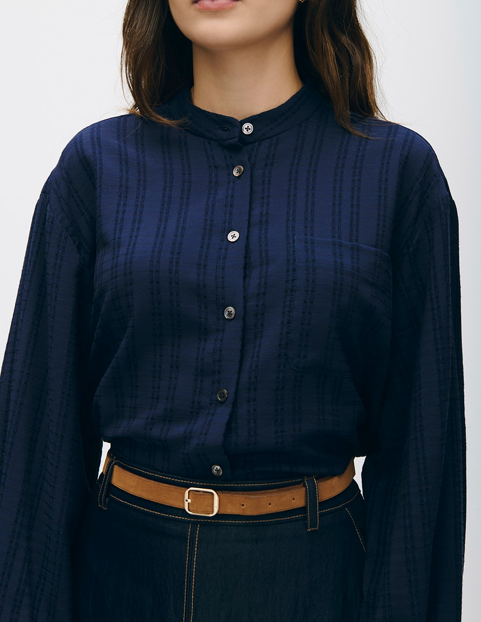 Blusa manga larga para mujer 4