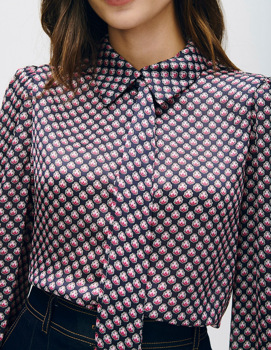 Blusa manga larga para mujer 4