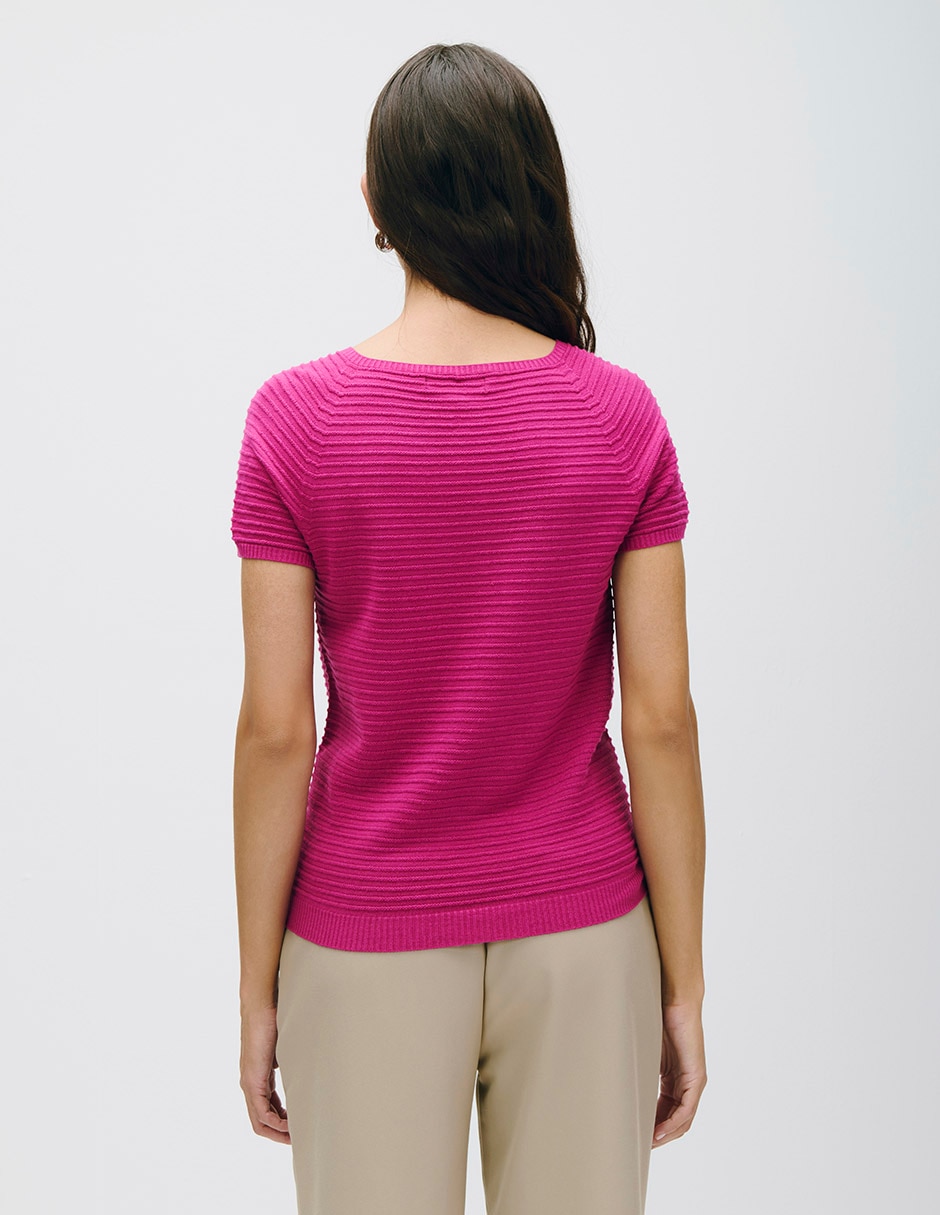 Blusa manga corta para mujer 3