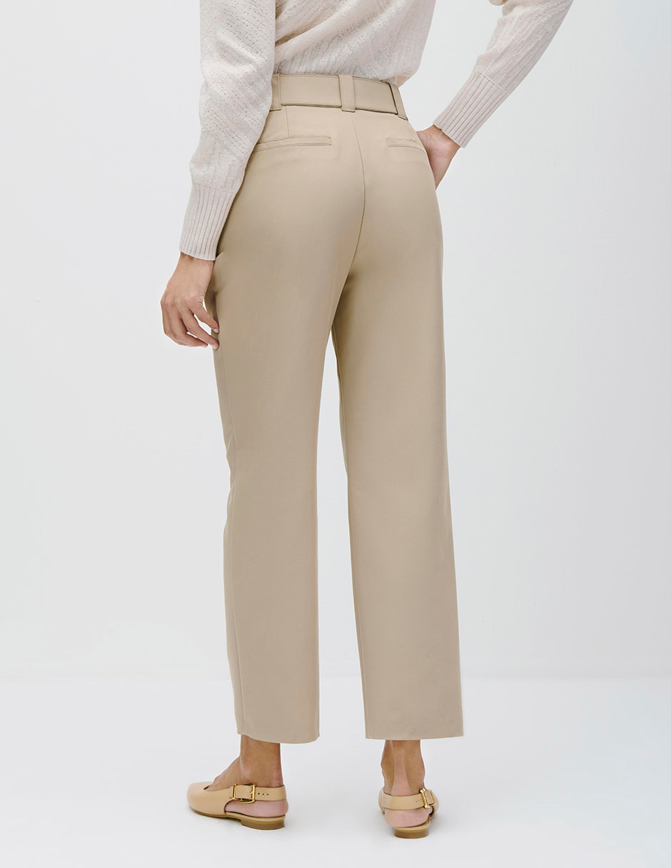 Pantalón regular recto para mujer 3