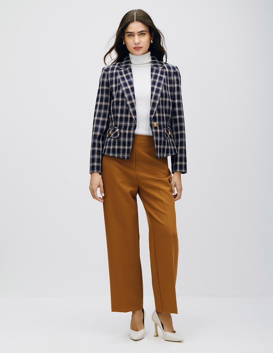 Pantalón regular recto para mujer 2