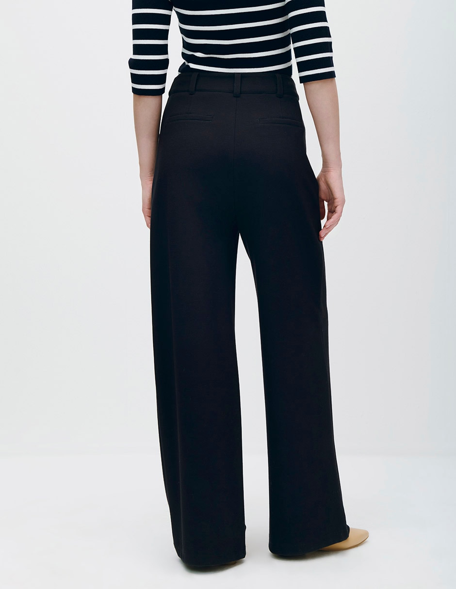 Pantalón relaxed palazzo para mujer 3