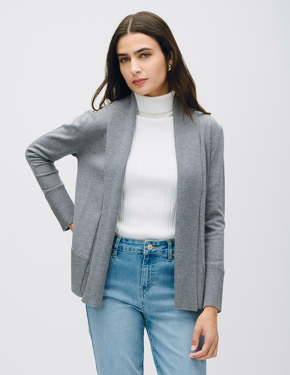 Suéter cuello simulado para mujer