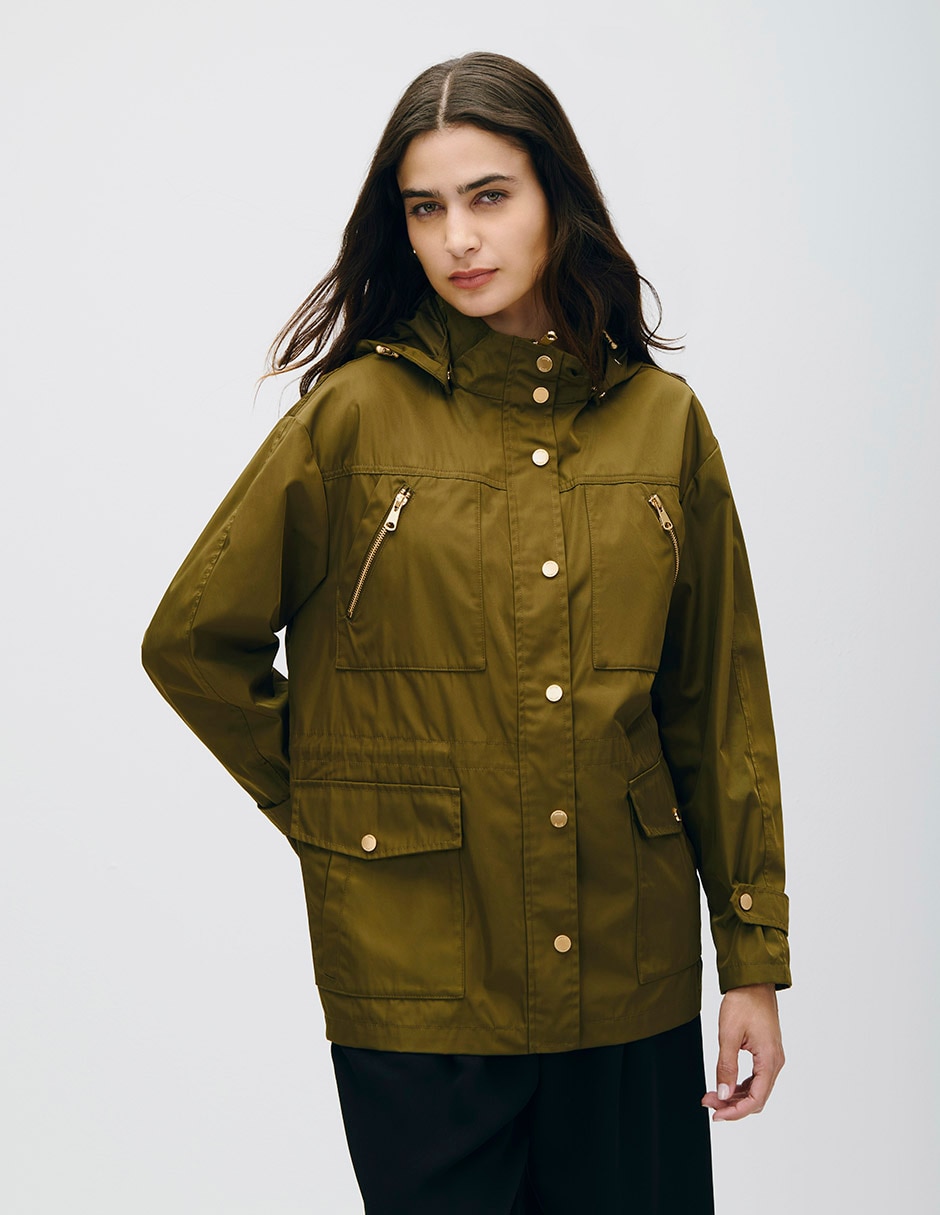Chamarra parka para mujer