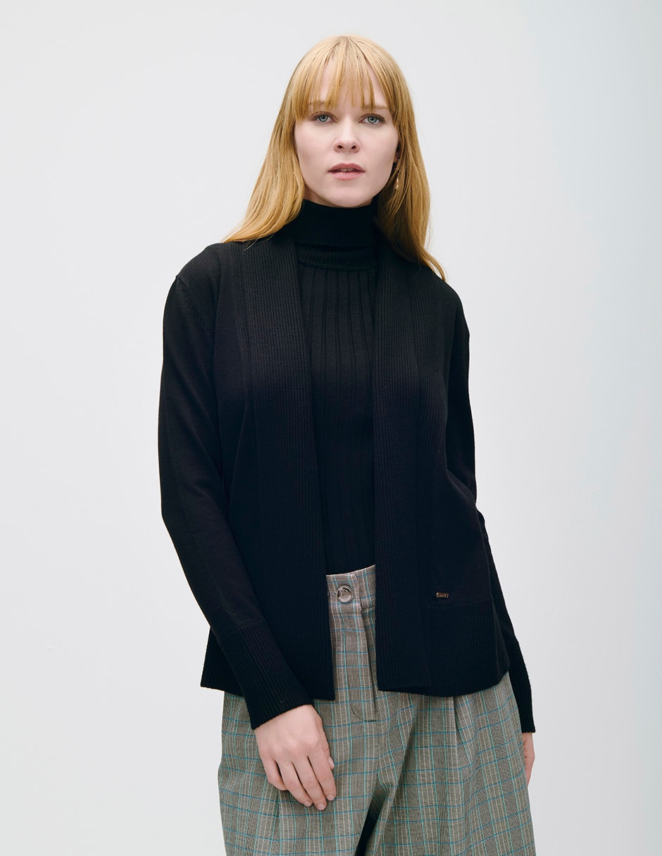Suéter cuello simulado para mujer