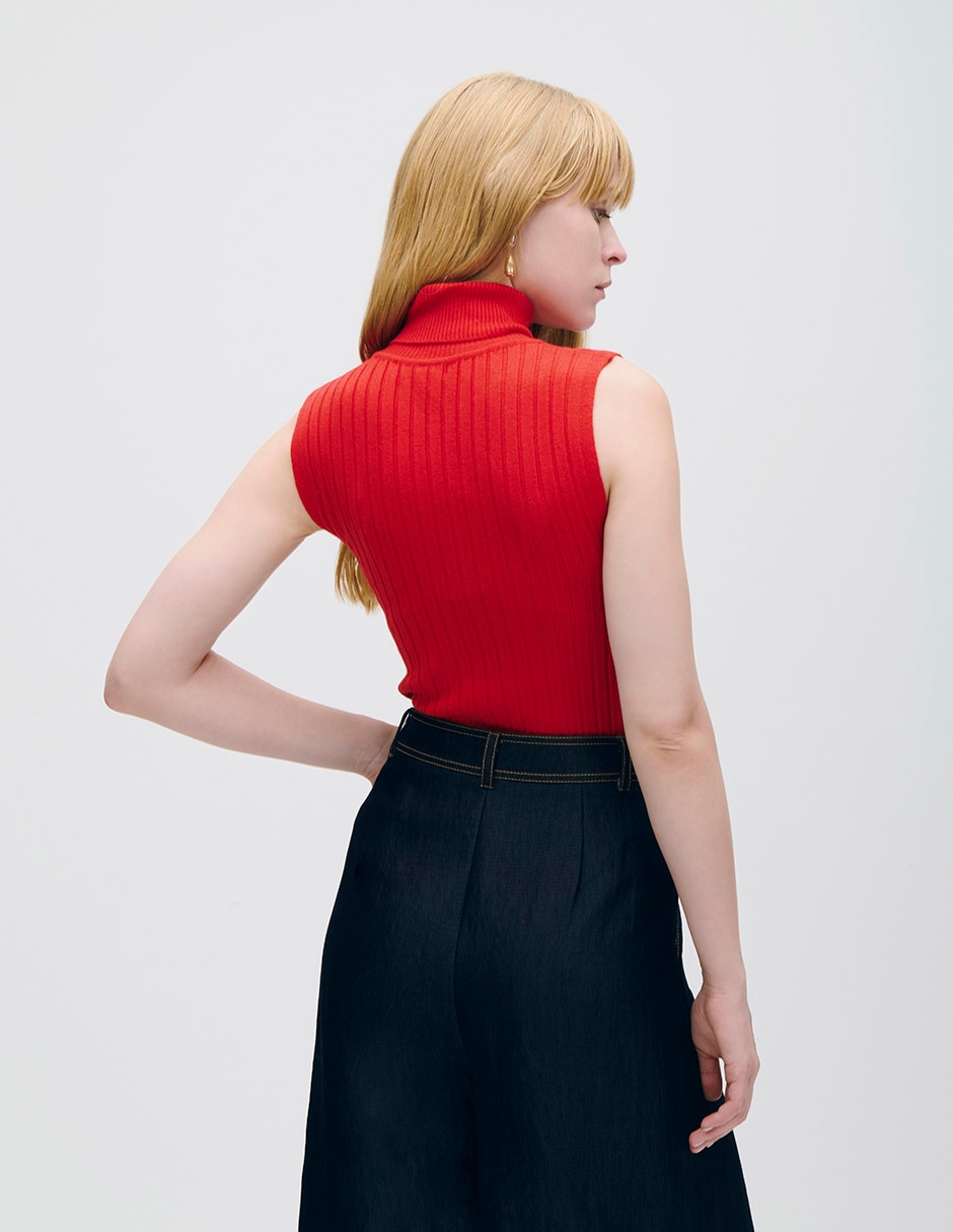 Blusa sin manga para mujer 3