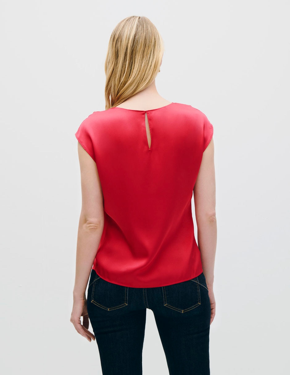 Blusa manga corta para mujer 3