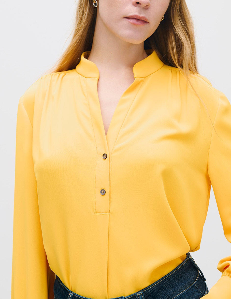 Blusa manga larga para mujer 4