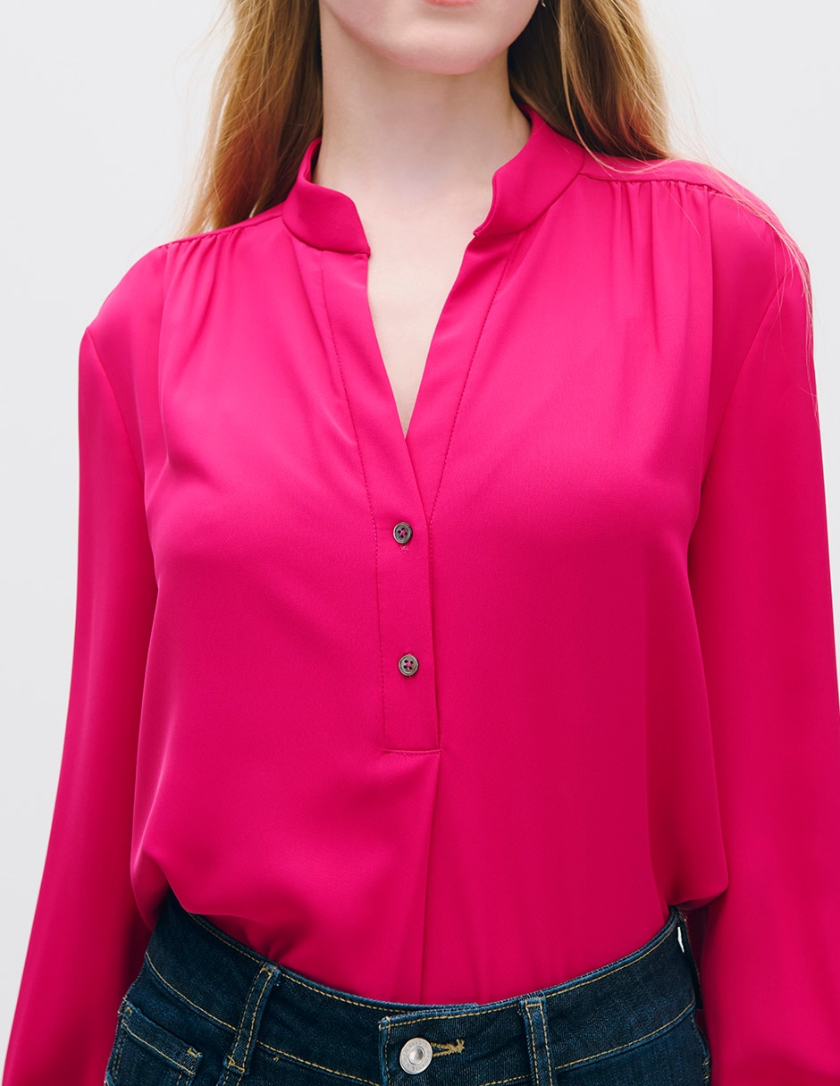 Blusa manga larga para mujer 4