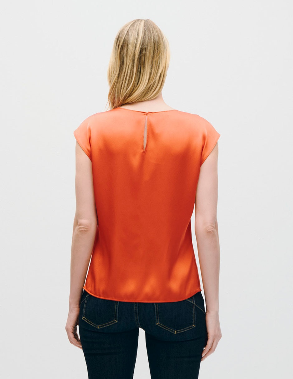 Blusa manga corta para mujer 3