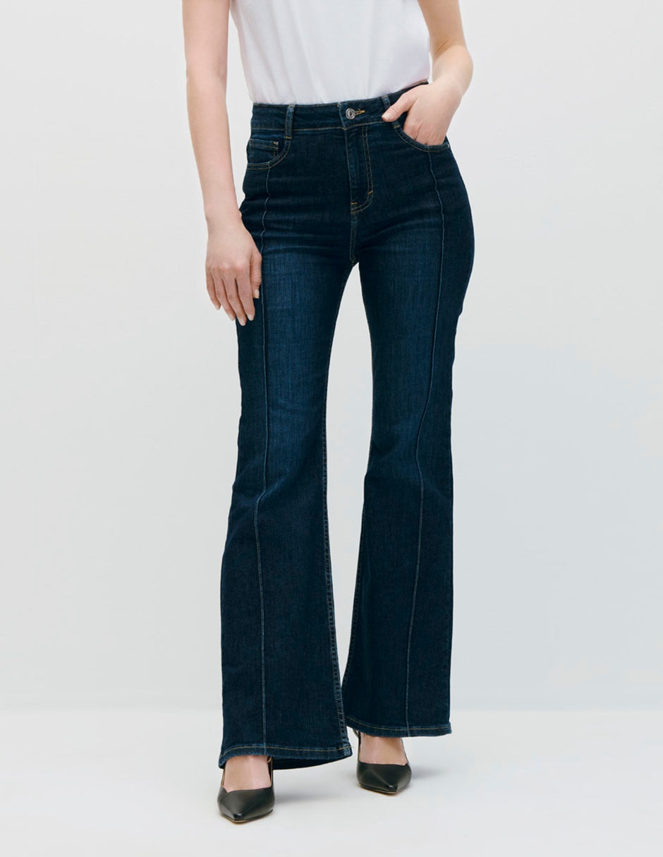 Jeans Boot cintura alta para mujer
