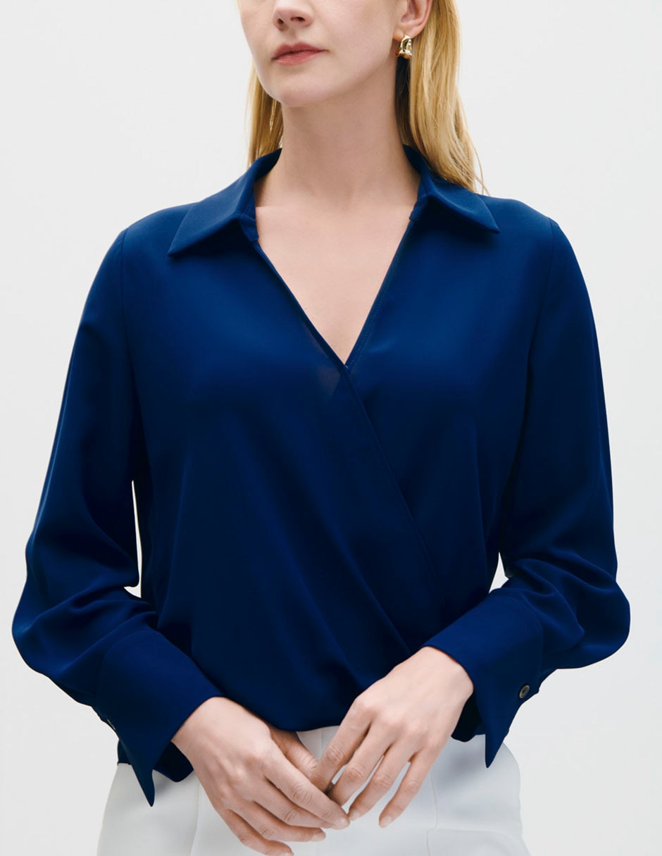 Blusa manga larga para mujer 4