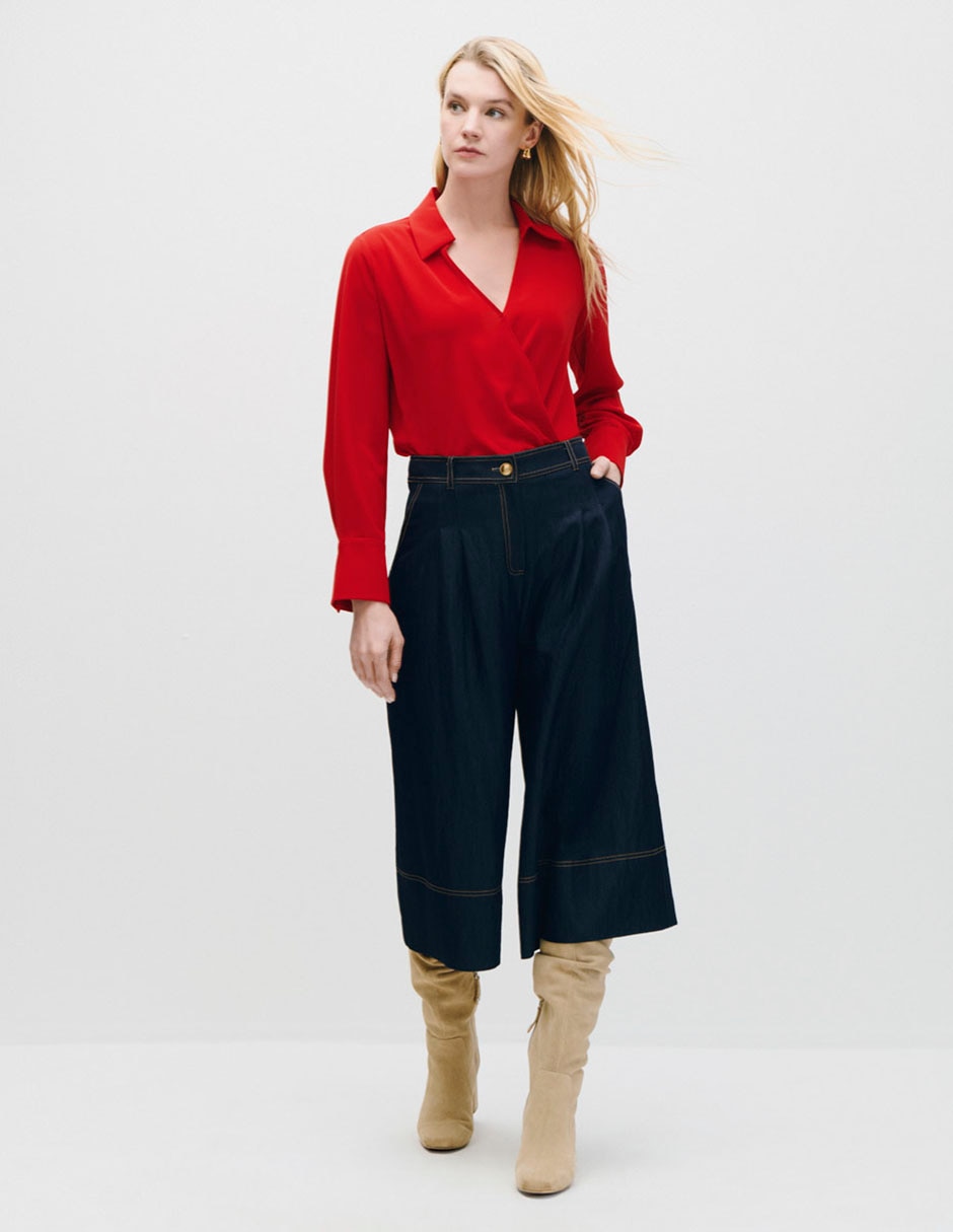 Blusa manga larga para mujer 2