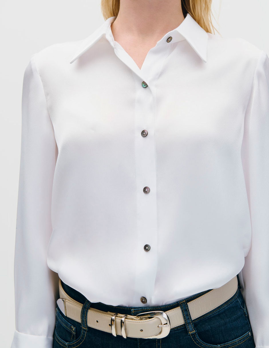 Blusa manga larga para mujer 4