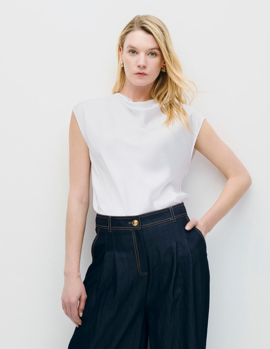 Blusa manga corta para mujer Blusa manga corta para mujer