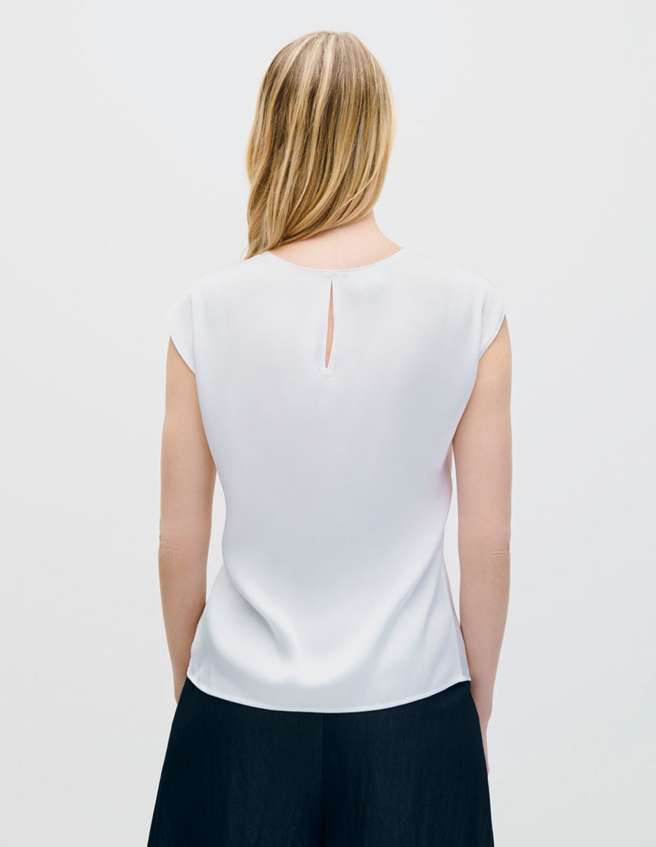 Blusa manga corta para mujer 3