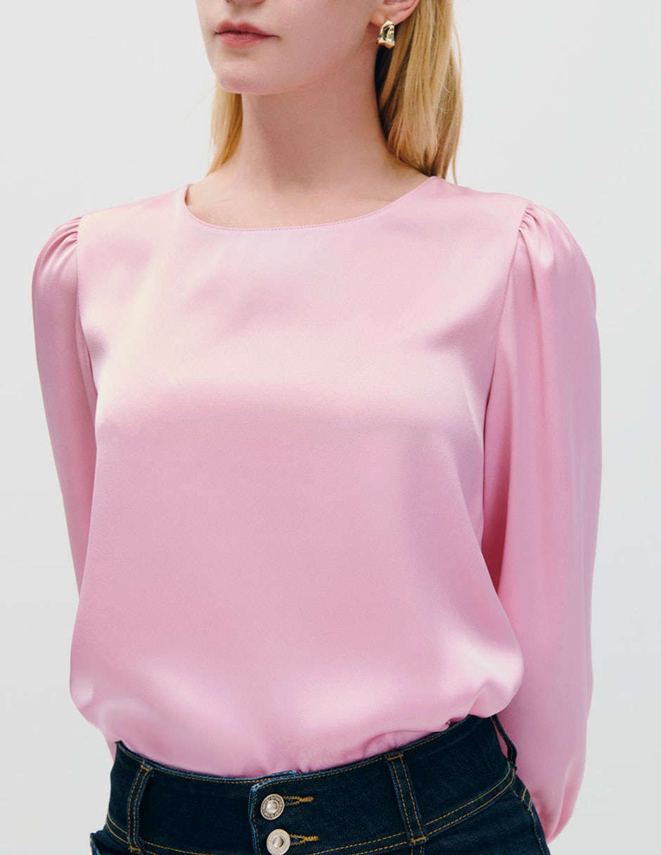 Blusa manga larga para mujer 4