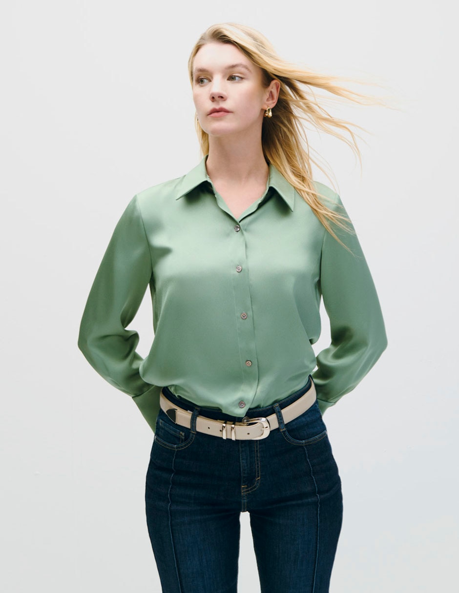 Blusa manga larga para mujer Blusa manga larga para mujer