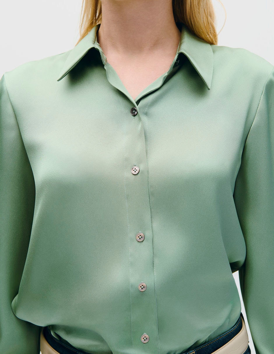 Blusa manga larga para mujer 4