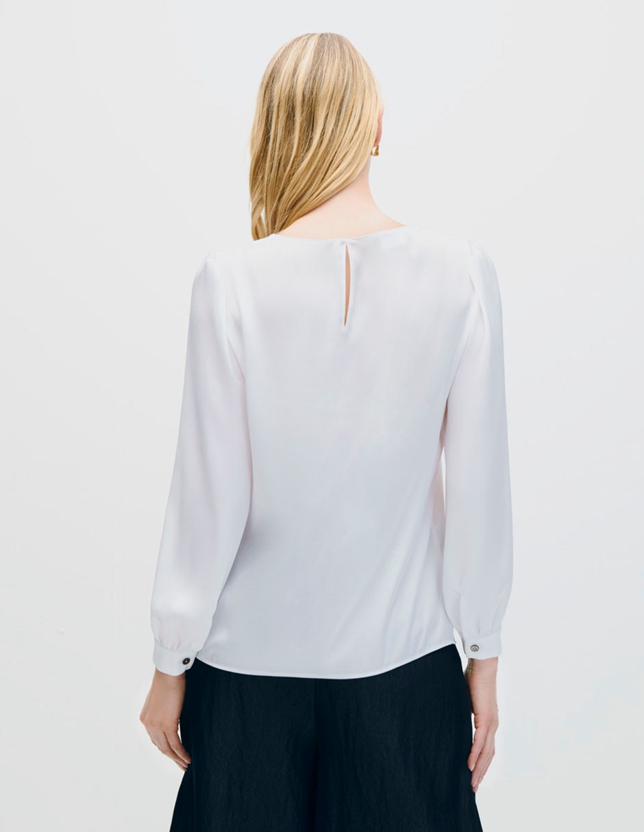 Blusa manga larga para mujer 3