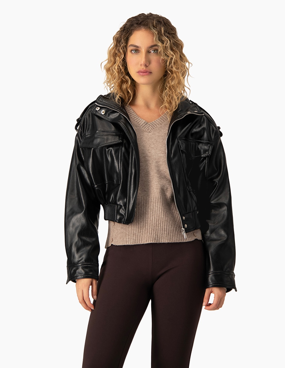 Chamarra bomber para mujer