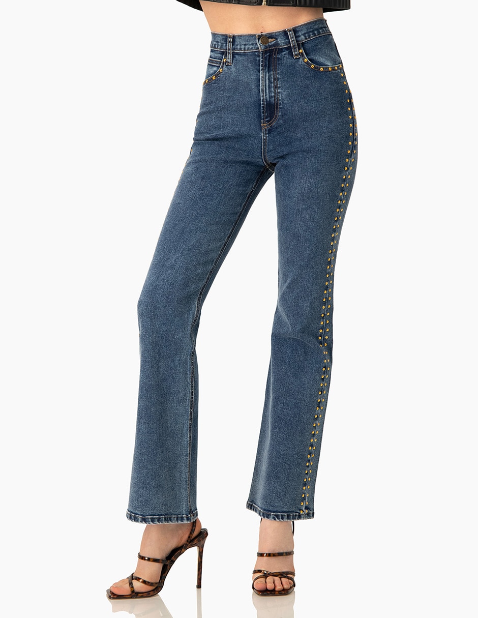 Jeans/Jegging/Jeans jogger Regular Campana Ninguno corte Cintura para mujer Jeans/Jegging/Jeans jogger Regular Campana Ninguno corte Cintura para mujer