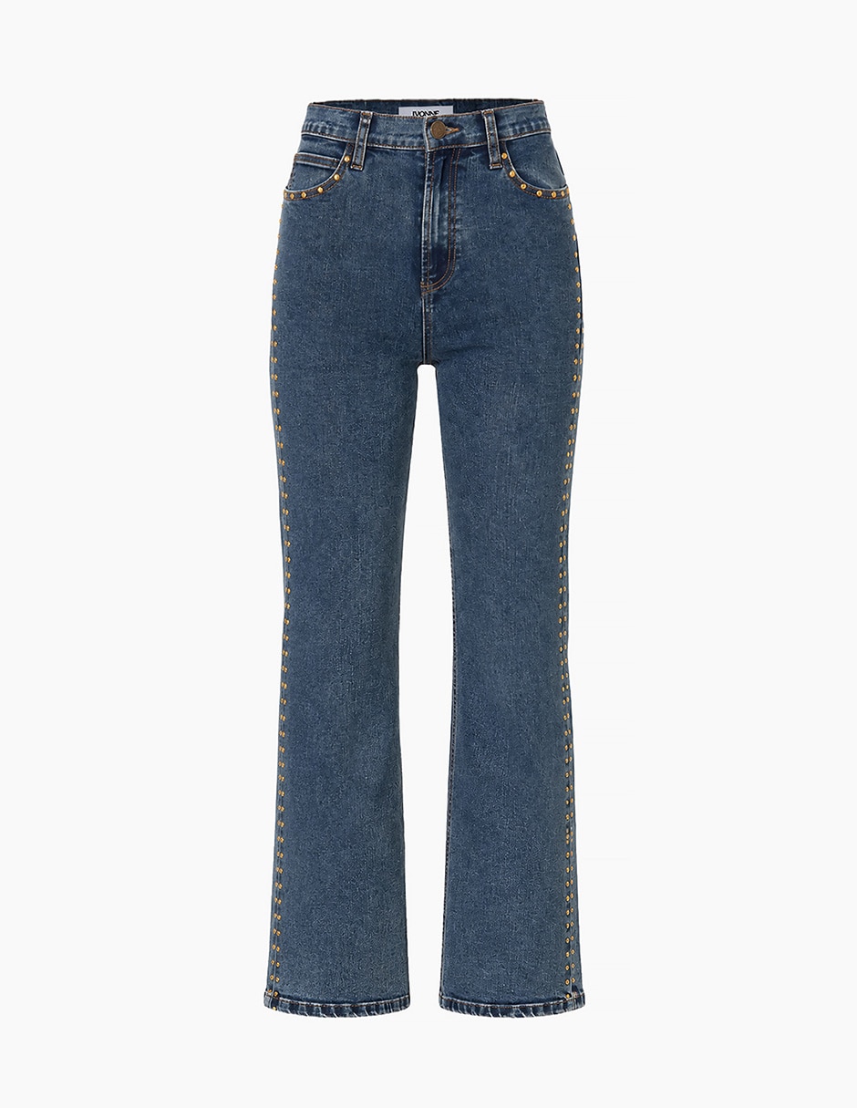 Jeans/Jegging/Jeans jogger Regular Campana Ninguno corte Cintura para mujer