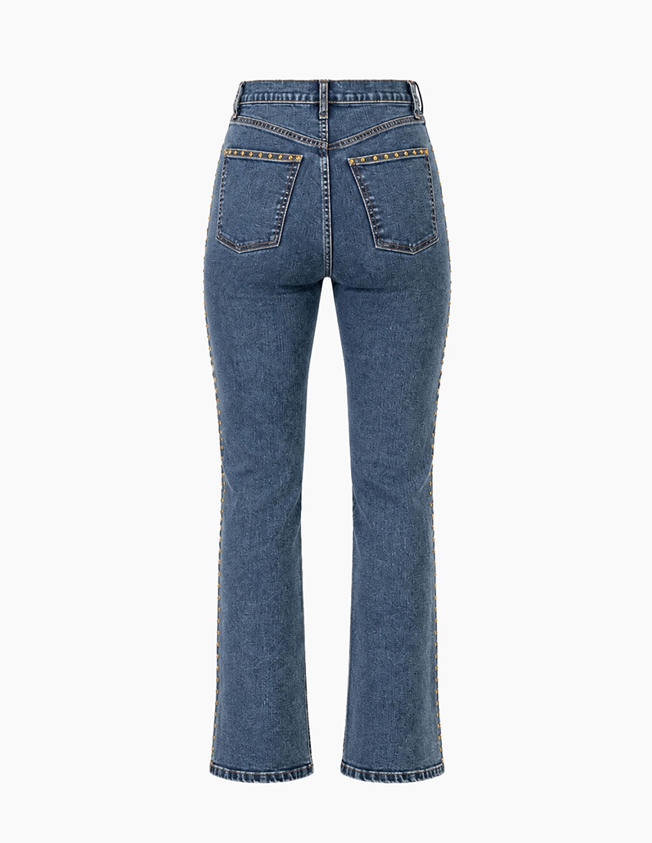 Jeans/Jegging/Jeans jogger Regular Campana Ninguno corte Cintura para mujer