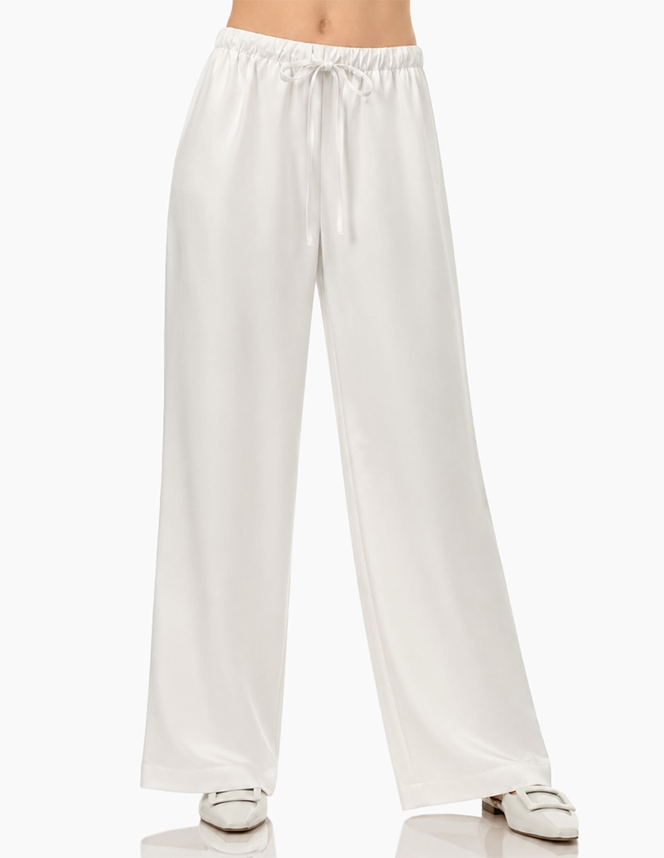 Pantalón regular amplio para mujer 1