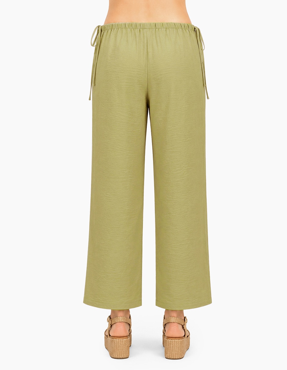 Pantalón regular amplio para mujer 2