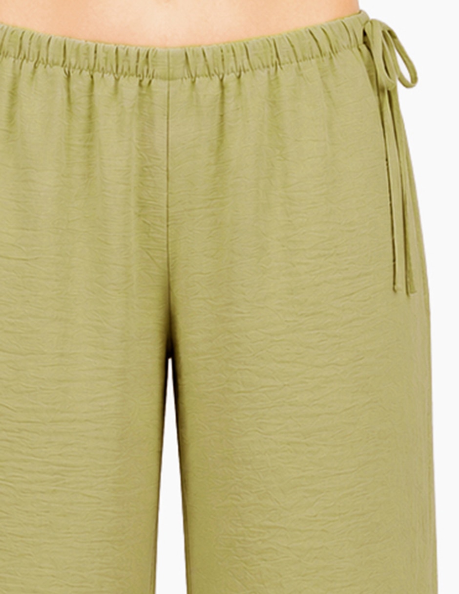 Pantalón regular amplio para mujer 5
