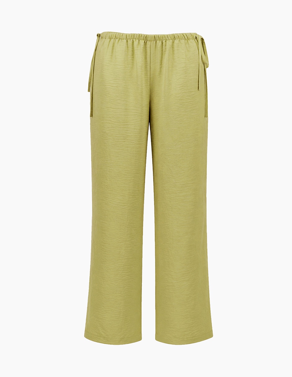 Pantalón regular amplio para mujer 6